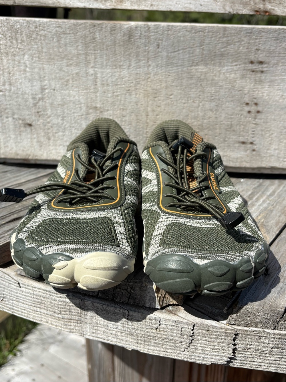 Saguarro Barefoot Shoes Camo Green Women’s 7.5 EU 38 Minimalist Trail